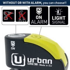 URBAN SECURITY UR10 SRA ALARMLI DİSK KİLİDİ