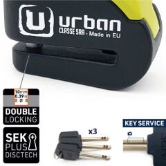 URBAN SECURITY UR10 SRA ALARMLI DİSK KİLİDİ