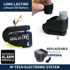 URBAN SECURITY UR10 SRA ALARMLI DİSK KİLİDİ