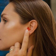 NONOISE MOTO KULAK TIKACI TURUNCU