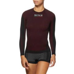 SIX2 TS2 4 MEVSİM TERMAL UZUN KOLLU T-SHIRT KOYU KIRMIZI