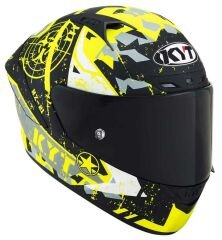 KYT NZ RACE KASK BLAZING MATT YELLOW