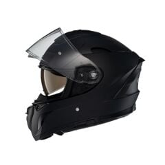 Zeus ZS-827 Matt Black Kapalı Kask (Pinlock Dahil)