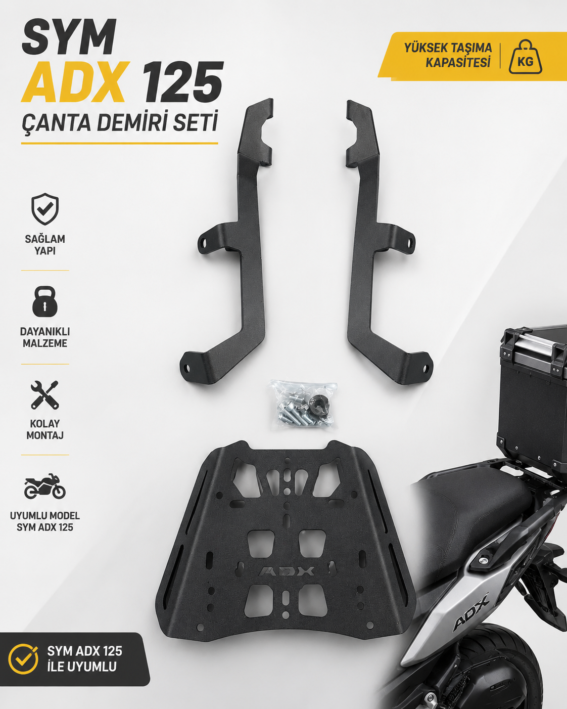 SYM ADX ÇANTA DEMİRİ
