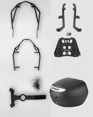 SYM ADX 125 KORUMA DEMİRİ, ÇANTA DEMİRİ, SHAD SH26 ARKA ÇANTA (26 LİTRE) SET