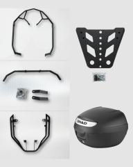SYM JOYMAX 250 KORUMA DEMİRİ, ÇANTA DEMİRİ, SHAD SH26 ARKA ÇANTA (26 LİTRE) SET